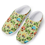 Camping Picnic Pattern Print Mesh Casual Shoes