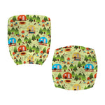 Camping Picnic Pattern Print Office Chair Cover