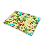 Camping Picnic Pattern Print Pet Cooling Mat Cover
