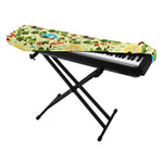 Camping Picnic Pattern Print Piano Keyboard Cover
