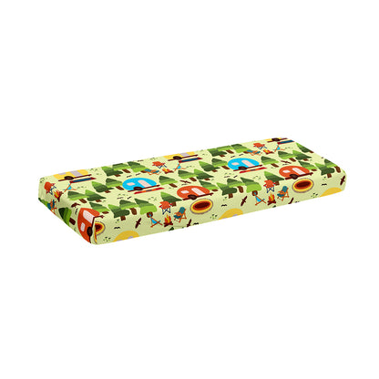 Camping Picnic Pattern Print Piano Keyboard Cover