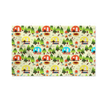 Camping Picnic Pattern Print Polyester Flag