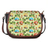 Camping Picnic Pattern Print Saddle Bag