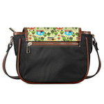 Camping Picnic Pattern Print Saddle Bag