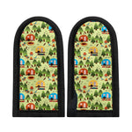 Camping Picnic Pattern Print Skillet Handle Cover