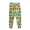 Camping Picnic Pattern Print Sweatpants