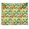 Camping Picnic Pattern Print Tapestry