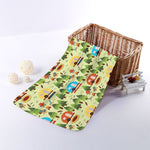 Camping Picnic Pattern Print Towel