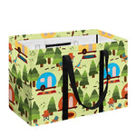 Camping Picnic Pattern Print Utility Tote Bag