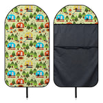 Camping Picnic Pattern Print Waterproof Car Seat Cover