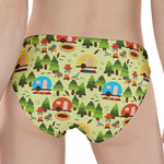 Camping Picnic Pattern Print Women's Panties