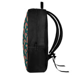 Camping Tent Pattern Print 17 Inch Backpack