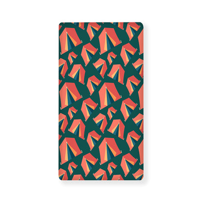Camping Tent Pattern Print Baby Crib Sheet