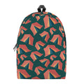 Camping Tent Pattern Print School Backpack