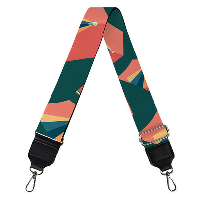 Camping Tent Pattern Print Bag Strap