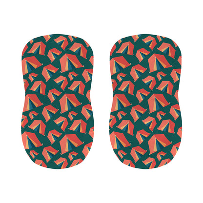 Camping Tent Pattern Print Bar Stool Covers