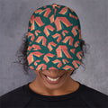 Camping Tent Pattern Print Baseball Cap