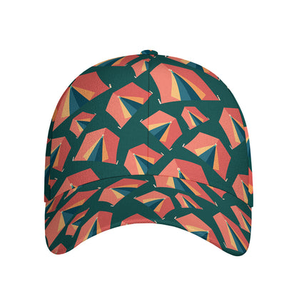 Camping Tent Pattern Print Baseball Cap