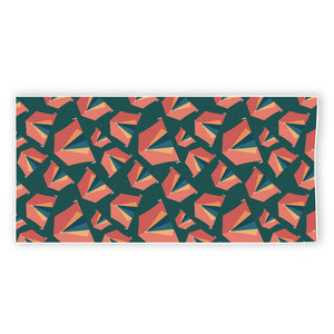 Camping Tent Pattern Print Beach Towel