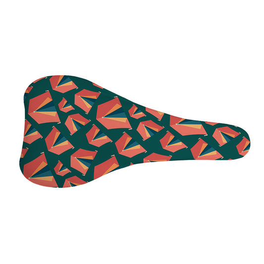 Camping Tent Pattern Print Bicycle Seat Cover