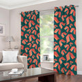 Camping Tent Pattern Print Dimout Grommet Curtains