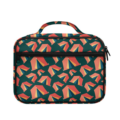 Camping Tent Pattern Print Briefcase Bible Bag