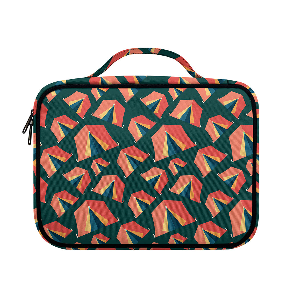 Camping Tent Pattern Print Briefcase Bible Bag