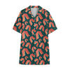 Camping Tent Pattern Print Cotton Hawaiian Shirt