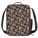 Camping Tent Pattern Print Crossbody Lunch Bag