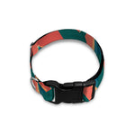 Camping Tent Pattern Print Dog Collar