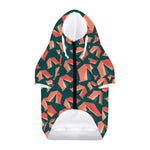 Camping Tent Pattern Print Dog Zip Up Hoodie