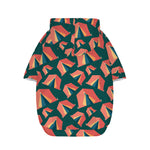 Camping Tent Pattern Print Dog Zip Up Hoodie