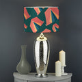 Camping Tent Pattern Print Drum Lamp Shade