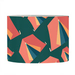 Camping Tent Pattern Print Drum Lamp Shade
