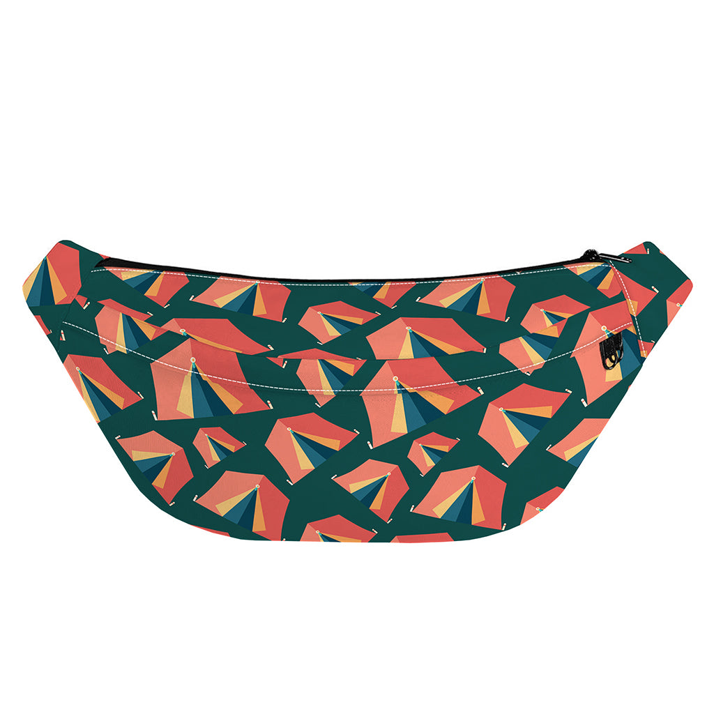 Camping Tent Pattern Print Fanny Pack