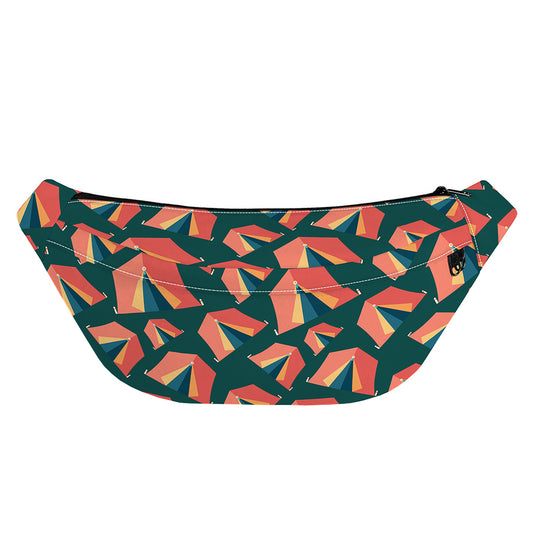 Camping Tent Pattern Print Fanny Pack