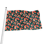 Camping Tent Pattern Print Flag