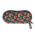 Camping Tent Pattern Print Glasses Case