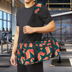 Camping Tent Pattern Print Gym Bag