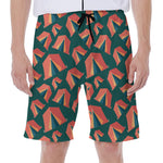 Camping Tent Pattern Print Men's Beach Shorts