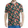 Camping Tent Pattern Print Men's Polo Shirt