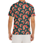 Camping Tent Pattern Print Men's Short Sleeve Rash Guard