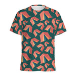 Camping Tent Pattern Print Men's Sports T-Shirt