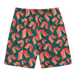 Camping Tent Pattern Print Men's Swim Trunks