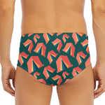 Camping Tent Pattern Print Men's Triangle Swim Briefs