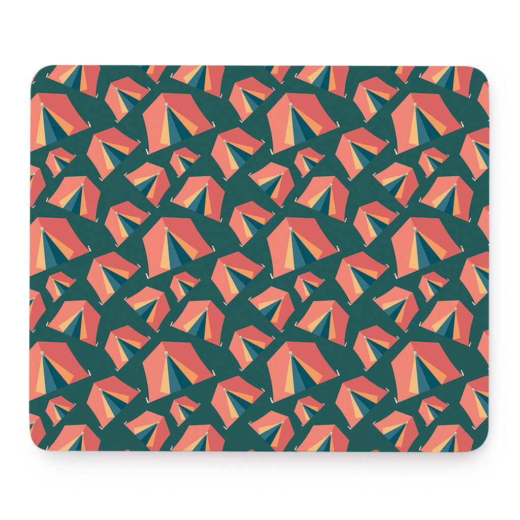 Camping Tent Pattern Print Mouse Pad