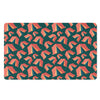 Camping Tent Pattern Print Polyester Doormat