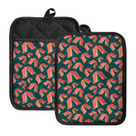 Camping Tent Pattern Print Pot Holders With Pocket