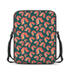 Camping Tent Pattern Print Rectangular Crossbody Bag