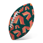 Camping Tent Pattern Print Rugby Ball